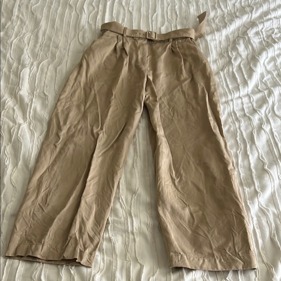 & Other Stories Pants - & Other Stories Khaki Pants with Belt